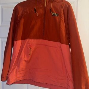 L.L. Bean Red and Pink Utility Jacket
